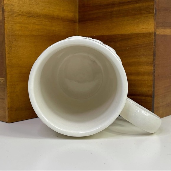 MUD PIE Monogram “N” Raised Initial XL Mug - Picture 3 of 4